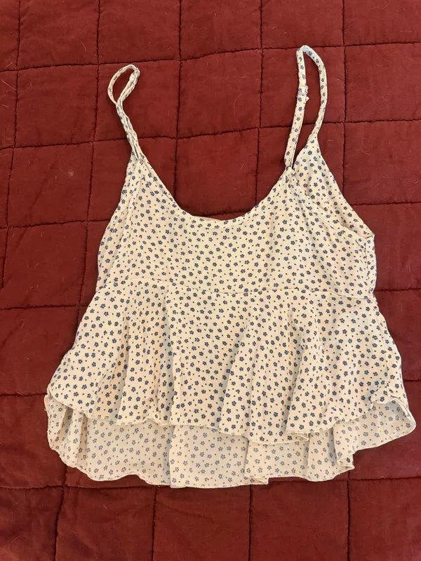 Brandy Melville Floral Tank Top - Image 4