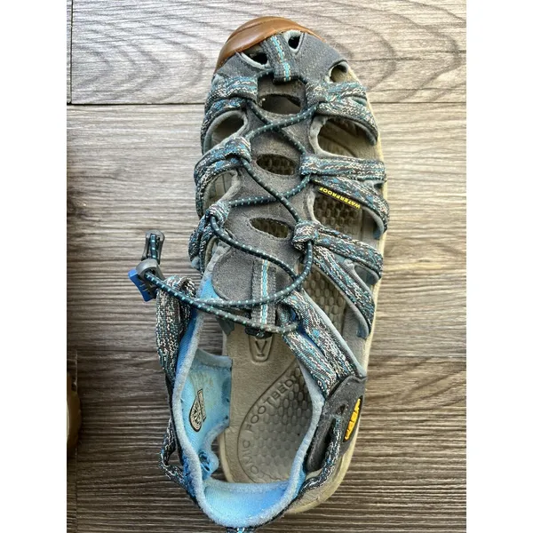 Keen‎ Women's Waterproof Whisper Sport Sandals Blue Gray Hiking Shoes Size 8.5 - Image 6