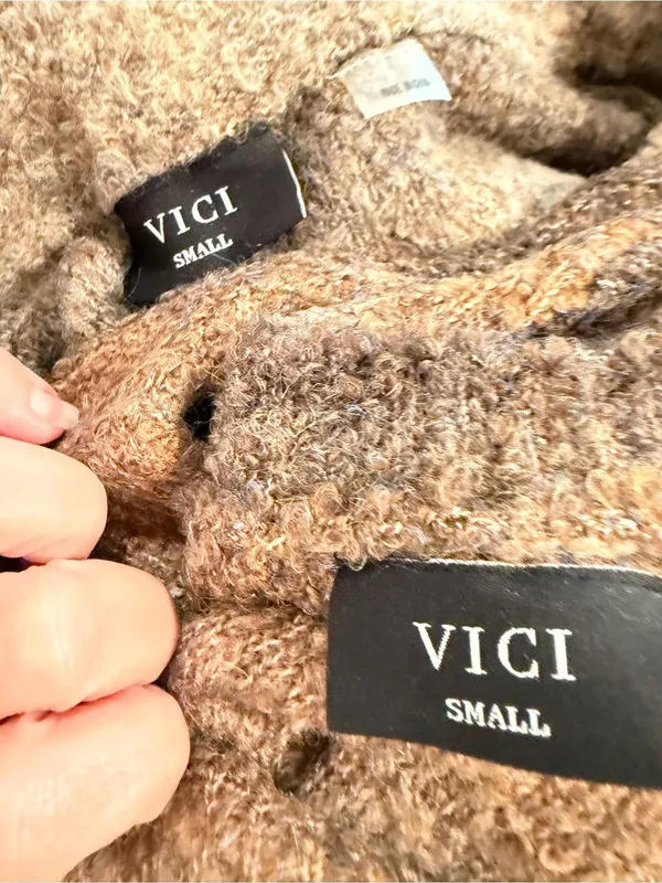 Vici 2-piece Sweater Set Skirt Sz S Brown Ombre Fall Outfit - Image 11