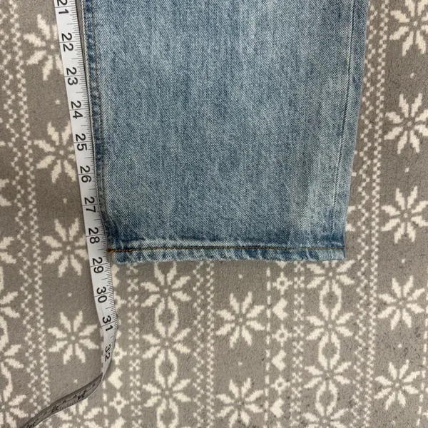 Aritzia Denim Forum The Joni High‎ Rise Loose Distressed Slouchy Size 29 x 29 - Image 13