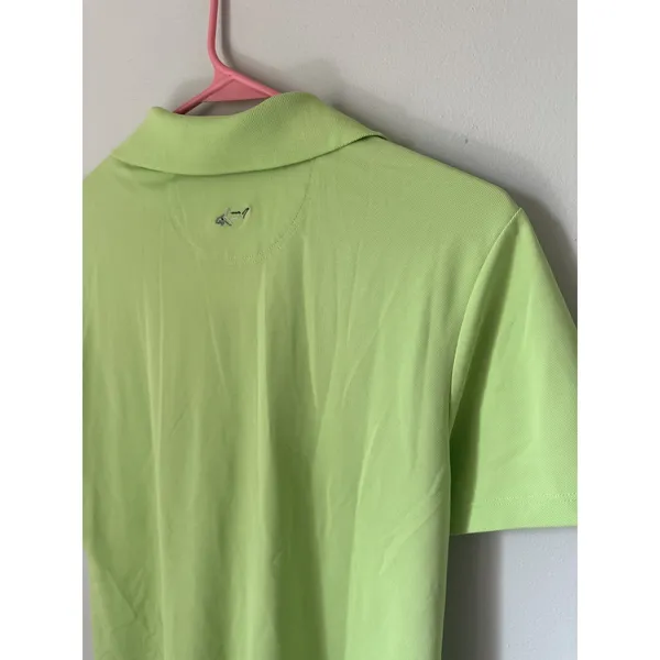 NWT Greg Norman Large Polo Shirt Womens Green Short Sleeve Stretch Golf Play Dry - Image 12
