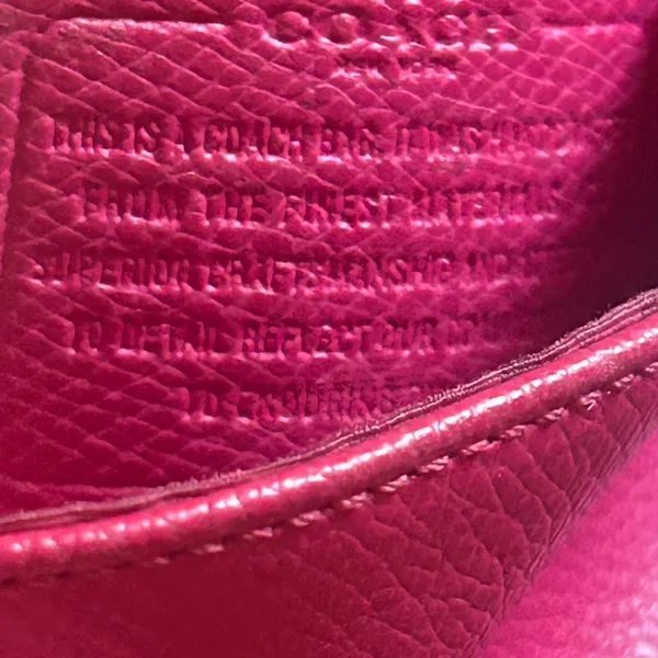 Coach Pink Leather Shoulder Bag - Image 11