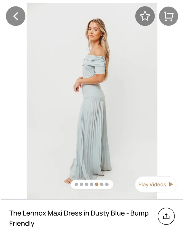 Worth Collective Dress Blue Size M - Image 3