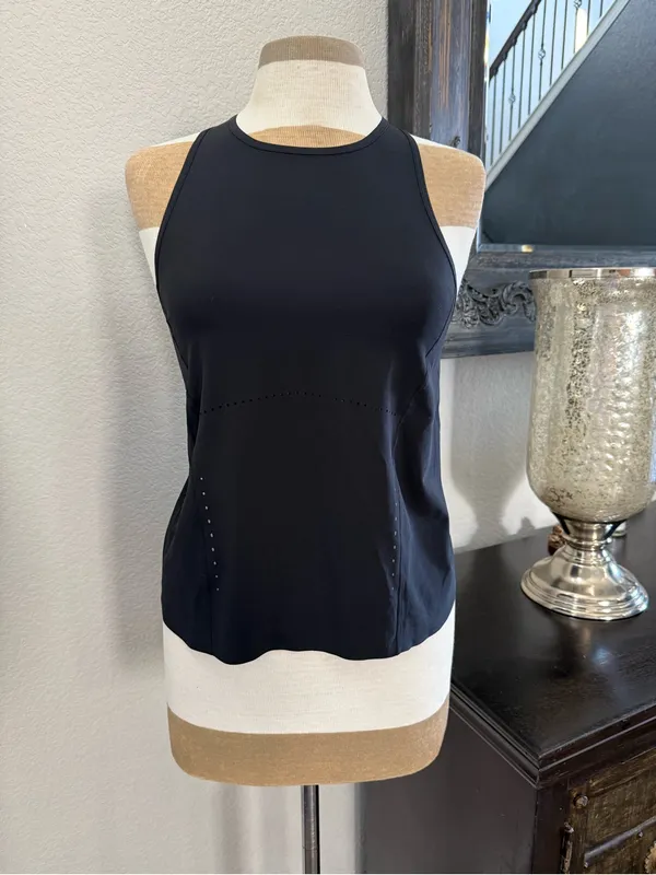 Lululemon Swift Ventilated Racerback Running black Tank Top athletic sporty 4 - Image 2