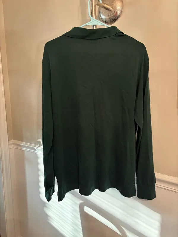 Ralph Lauren Forest Green Long-Sleeve Polo - Image 5