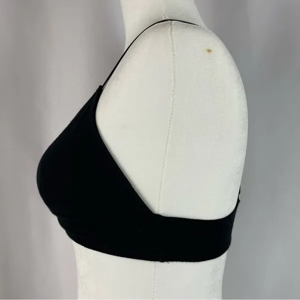 Anemone Medium Deep V Medium Adjustable Triangle Bra Bralette Solid Minimalist - Image 3