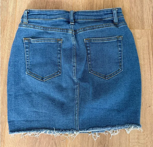 Denim mini skirt Blue Size M - Image 3