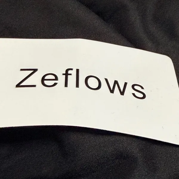 Zeflows Womens Black Corset Pleated Maxi Dress Sleeveless Square Neck Size M - Image 6