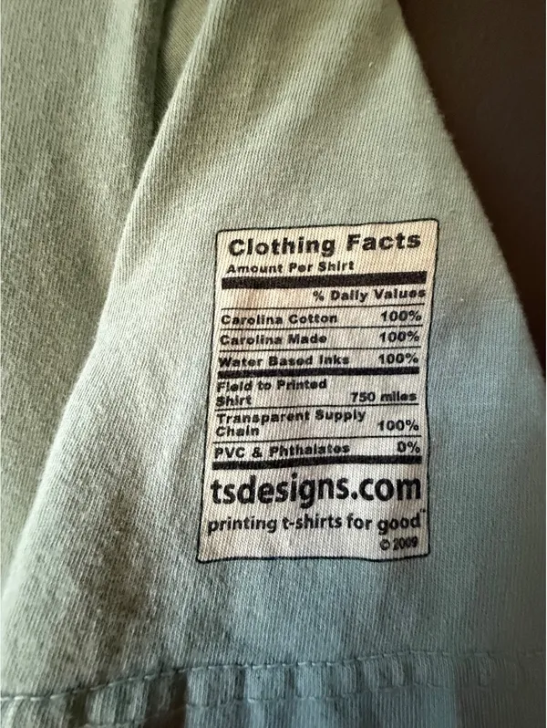 tsdcarolinas Chapel Hill Green Cotton T-Shirt Size S - Image 6