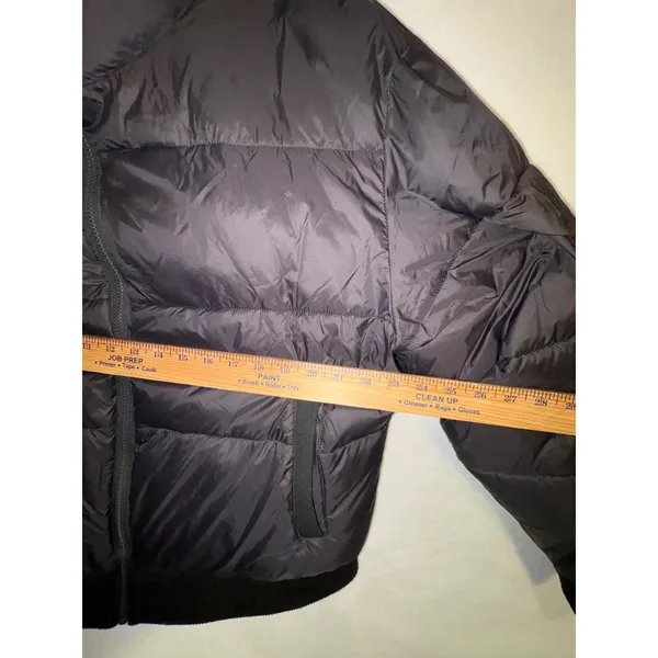 Born Primitive Warm Rush Womens Black Quilted Cropped Puffer Jacket Size‎ Large - Image 8