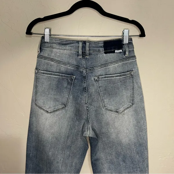 Risen High‎ Rise Tummy Control Crop Mom Denim Jeans - Image 10
