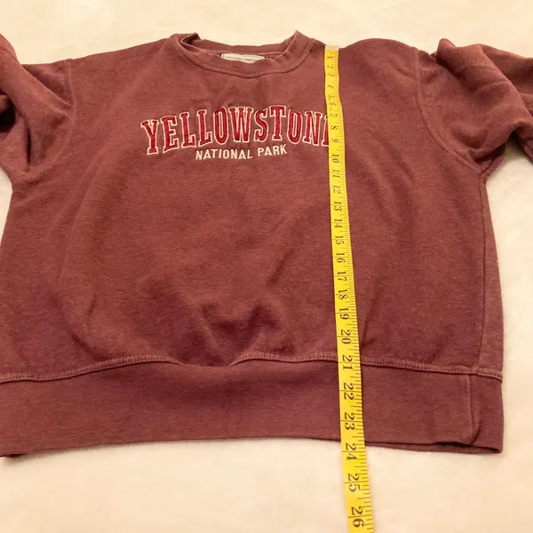 Pacific & Co Yellowstone National Park Classic Sweatshirt Size Small - Image 6
