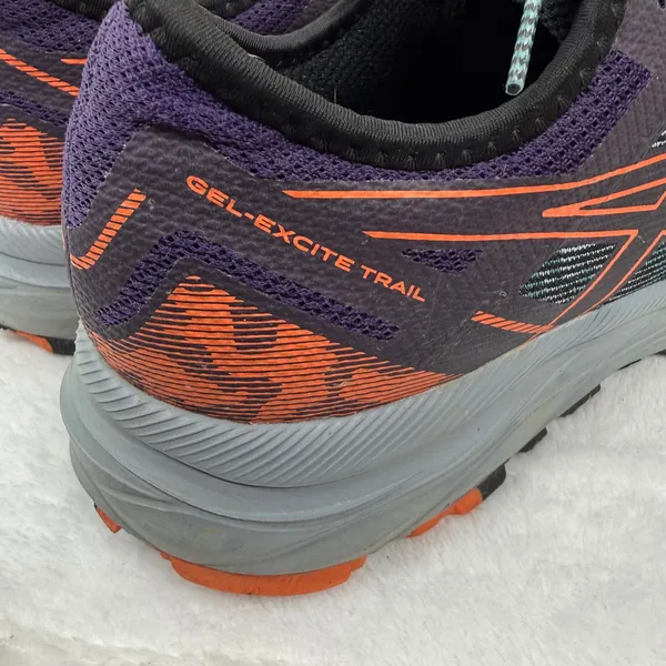 ASICS‎ Gel-Excite Trail Womens Running Shoes Purple Orange 1012B051 Size 10 - Image 5