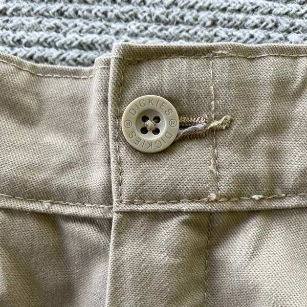 Dickies Flex Slim Straight Cargo Workwear Khaki Pants Size 31 x 32 - Image 5