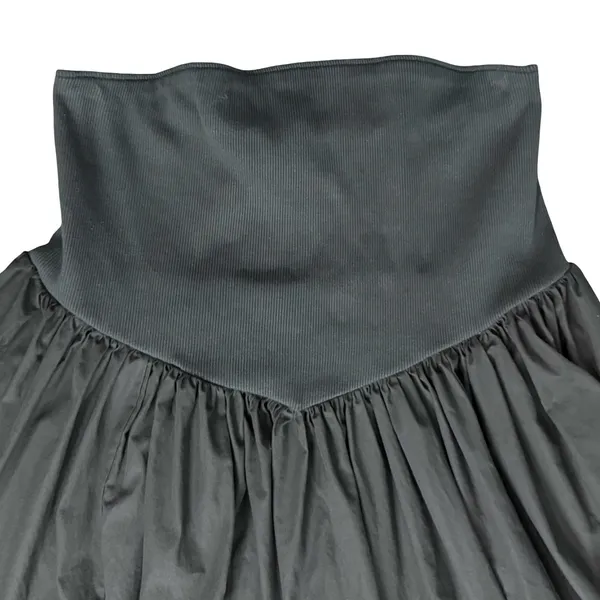 Anthropologie Black Strapless Basque Waist A-Line Midi Dress size 1X NEW Tags - Image 12
