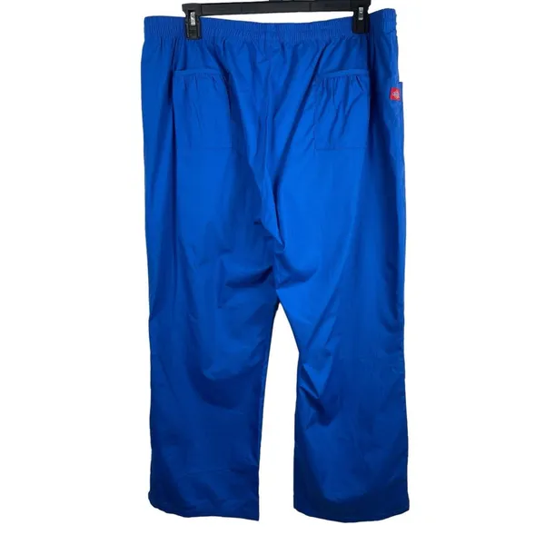 Dickies Royal Blue Wide Leg Scrubs Medical Uniform Bottoms Pants XL NWT - Image 2