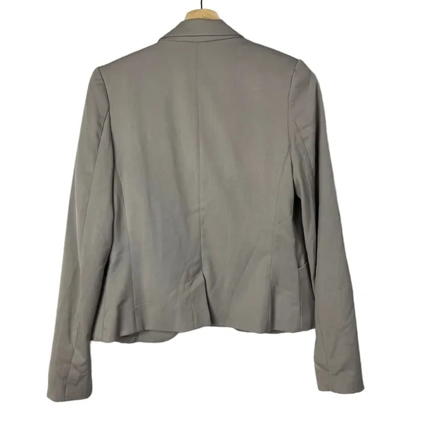 H&M Divided Taupe Gray Two Button Office‎ Blazer 8 - Image 2