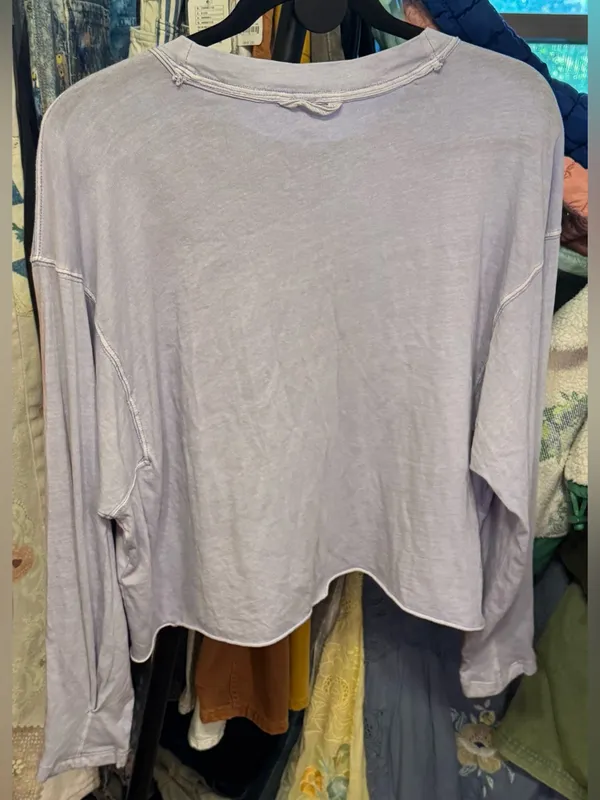 NWOT Free People FP Movement Inspire Layer - violet frost purple - XS - Image 9
