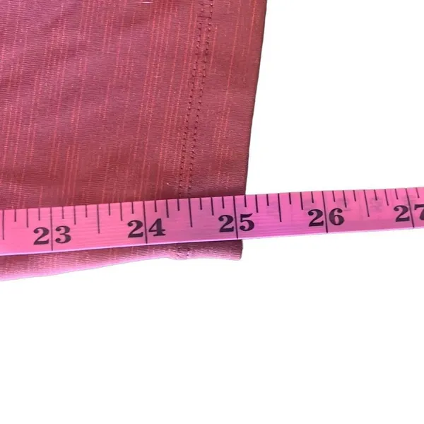 Outdoor Voices Orange‎ Colorblock Cropped High Waist Leggings Large Active Yoga - Image 8