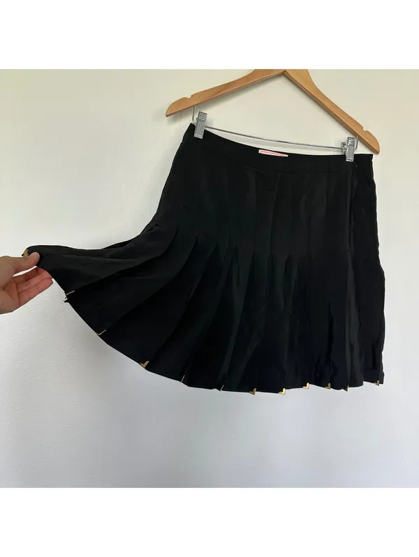 Versaxe X H&M Pleated Miniskirt Size US 10 - Image 2
