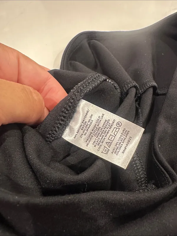 Lou‎ & Grey black skinny leggings with side pockets size medium - Image 3