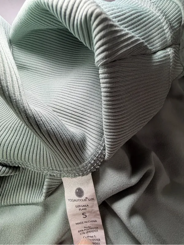 Yogalicious Wide-Leg Pull-On Pants in Sage - Image 2