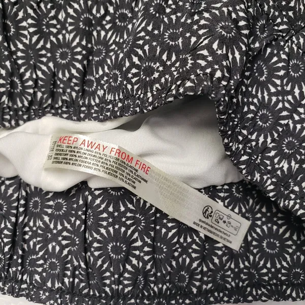 Free People Movement Varsity Blues Printed Shorts in Starburst Geo Black size L NWT - Image 8