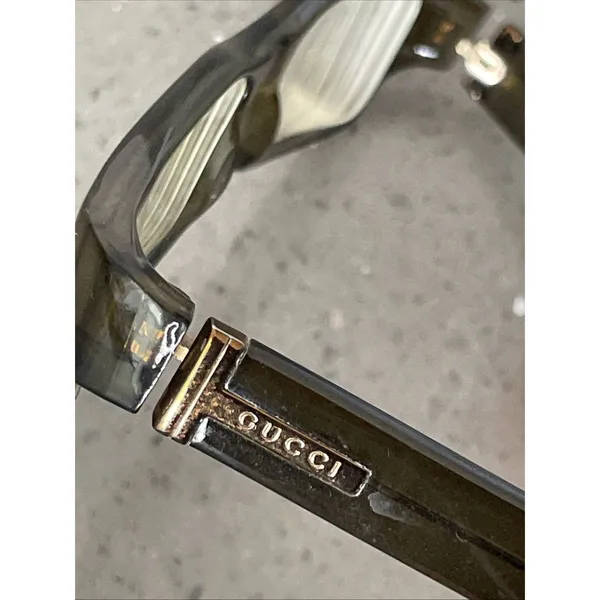 Gucci GG 1444 988 Brown Rectangular Eyeglasses Frames ONLY 130 Full Rim Italy - Image 15