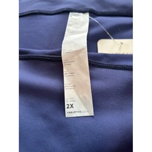 Fabletics PowerHold On-The-Go High-Waisted Pocket Leggings Navy Blue 2X NEW - Image 9