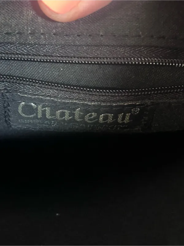Chateau Leopard Print Patent Tote in Brown and Black - Image 4