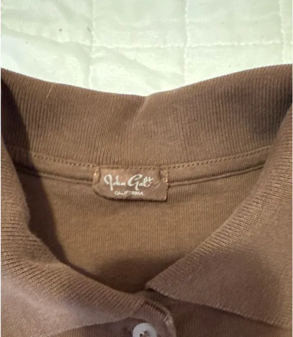 Brandy Melville Polo Cropped Shirt - Image 3
