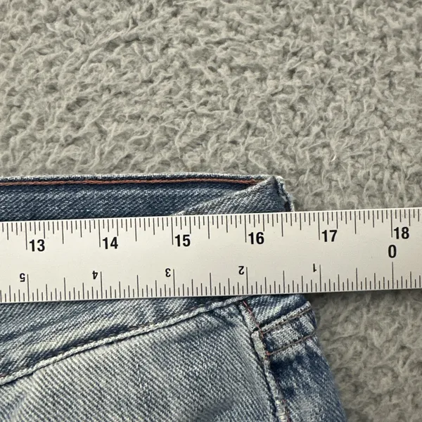 7 For All Mankind Dojo Denim Jean Shorts 2" Low Rise Festival Retro Women's 31 - Image 6