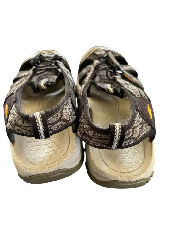 KEEN Women's Venice H2 Sandal Size 7.5 Gray Black Snakeskin Print Waterproof - Image 3