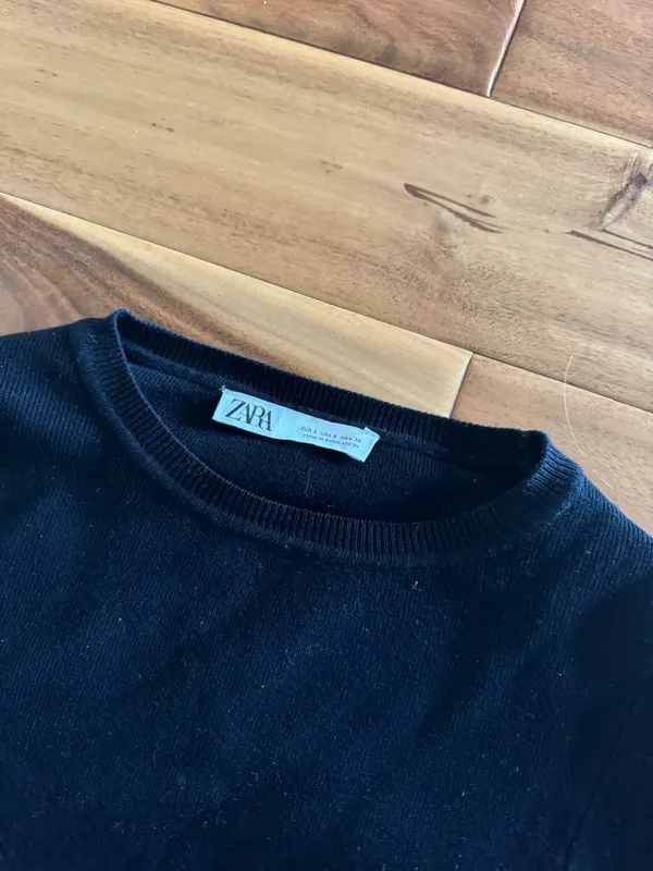 Black ZARA Long Sleeve - Image 2