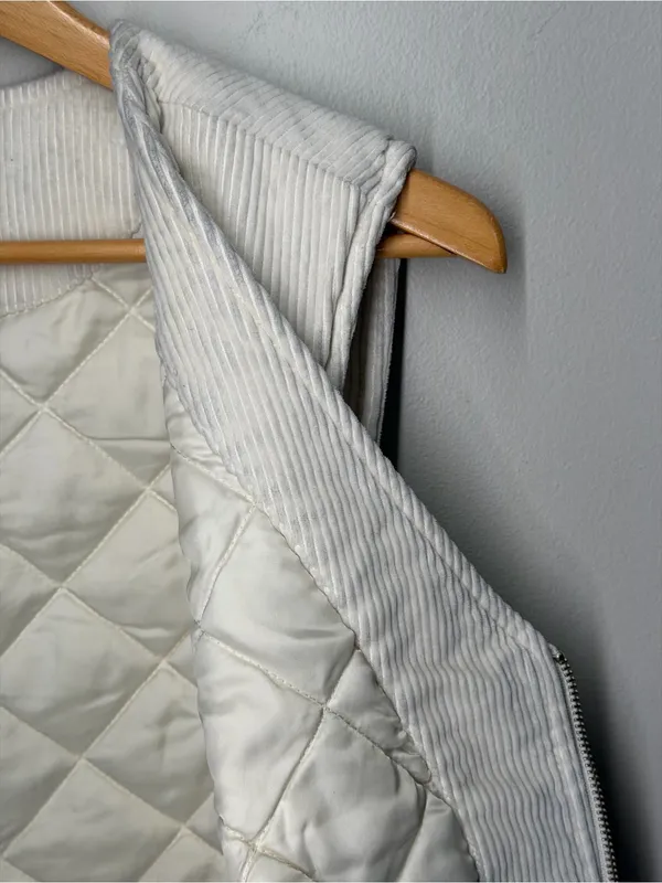 Aritzia TNA Corduroy Quilted Oversized Zip Vest Workwear Barncore Streetwear - Image 9
