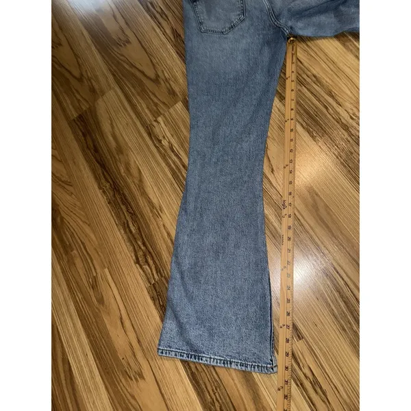 Aeropostale Women's Sz‎ 8 R High Rise Flare Soft Flex Distressed Jeans - Image 6