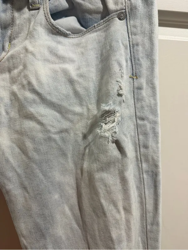 American Eagle Outfitters Light Blue Stretch Skinny Jeans - Image 6