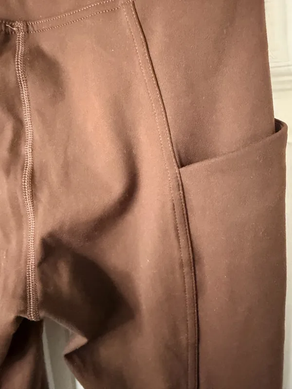 Danskin High Waist Chocolate Brown Leggings - Image 4