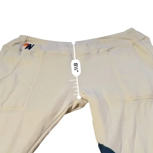 Aviator Nation Sweatpants Womens XL Cream Rainbow Stripe Joggers‎ USA Retro - Image 12