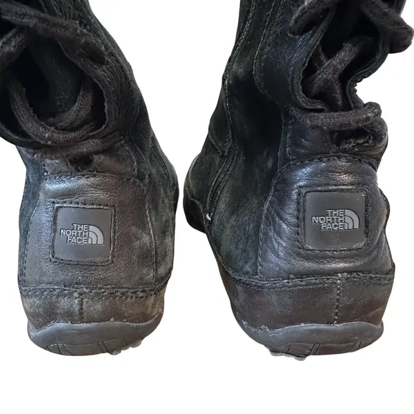 The North Face Janey Black Suede Waterproof Snow Winter Boots Primaloft Womens 8 - Image 10