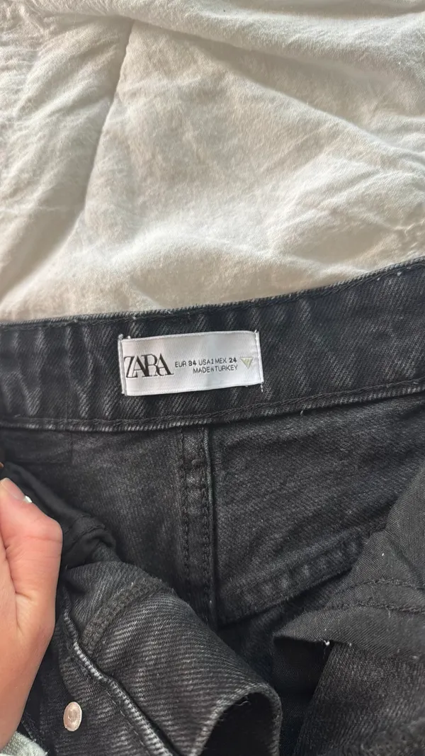 ZARA High-Rise Wide-Leg Jeans - Image 3