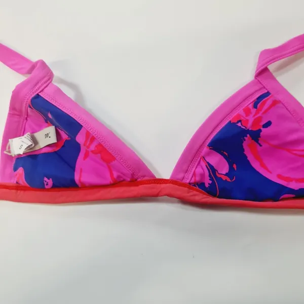 Maaji Hyacinth Reversible Bikini Top in Cobalt Blue - Image 9