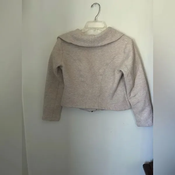 CAbi Moto Jacket Asymmetric Zip Quilted Collar Size S Style 913 - Image 10