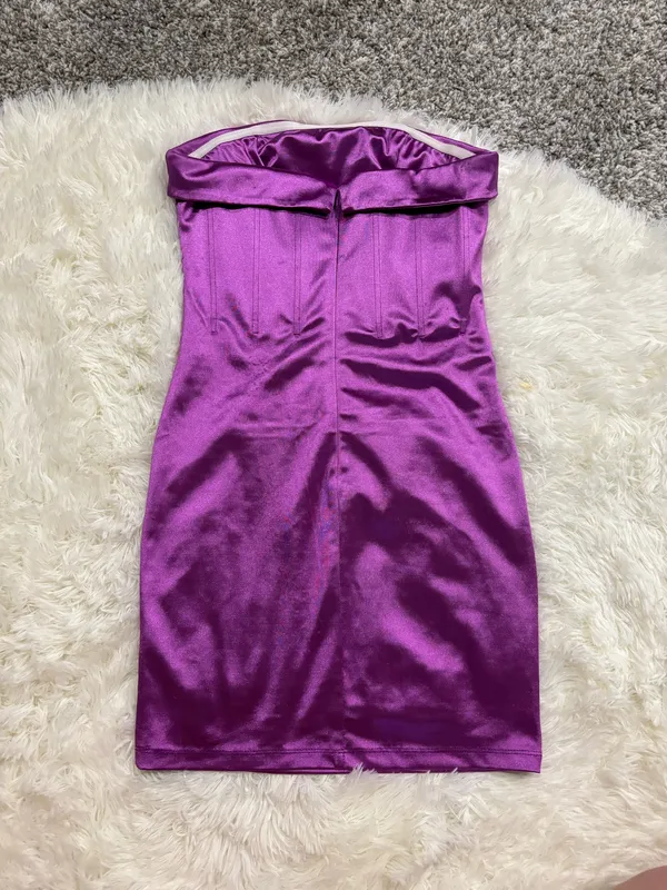 ThatsSoFetch Purple Bodycon Dress - Image 2