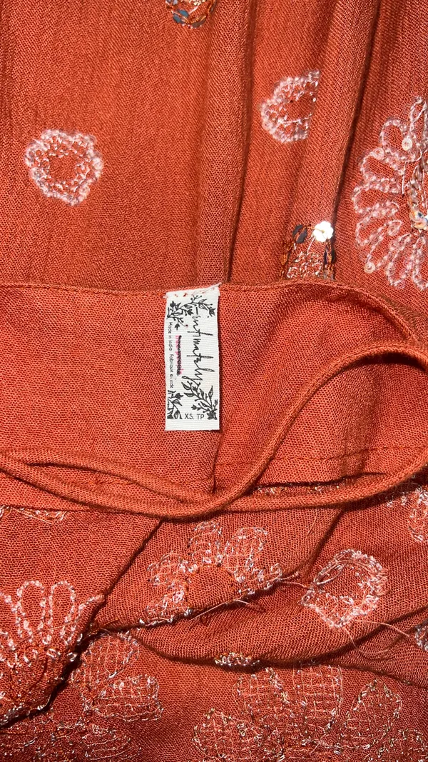 Free People (SOLD) Azalea Embellished Slip XS - Image 6