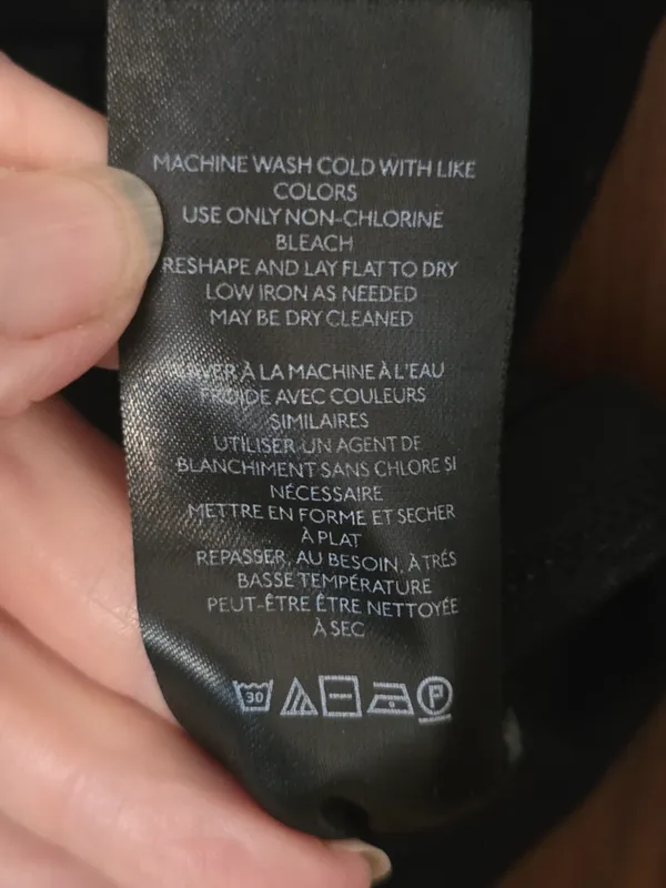 Anthropologie Maeve Black Crewneck Top Medium - Image 4