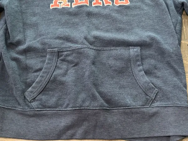 Aeropostale Women’s Small Navy AERO Floral Appliqué Pullover Hoodie - Image 3