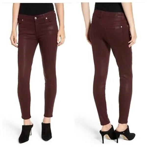 New 7 For All Mankind The Pieced Skinny Jeans - Image 2
