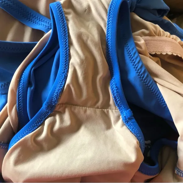 J. Crew Factory Bow-Back One-Piece Swimsuit Blue Sz S G5824 Summer Beach Pool - Image 6