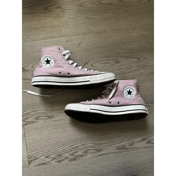 Converse Chuck Taylor All Star High Top Pink Canvas Sneakers A04542F Womens 9 - Image 3